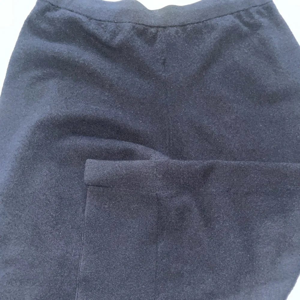 J.Crew featherweight cashmere cropped wide leg elastic waistband pants lounge